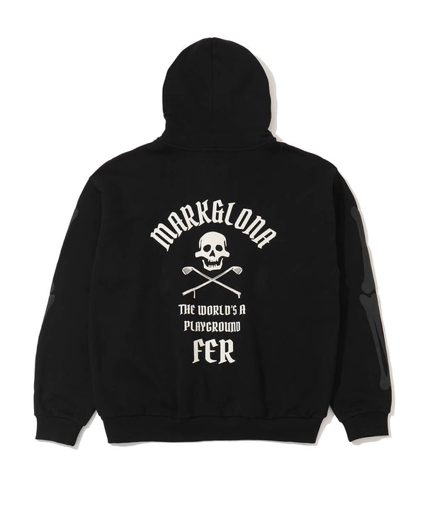 Johnson Skull Vintage Zip Hoodie