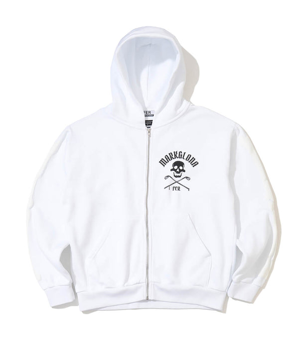 Johnson Skull Vintage Zip Hoodie