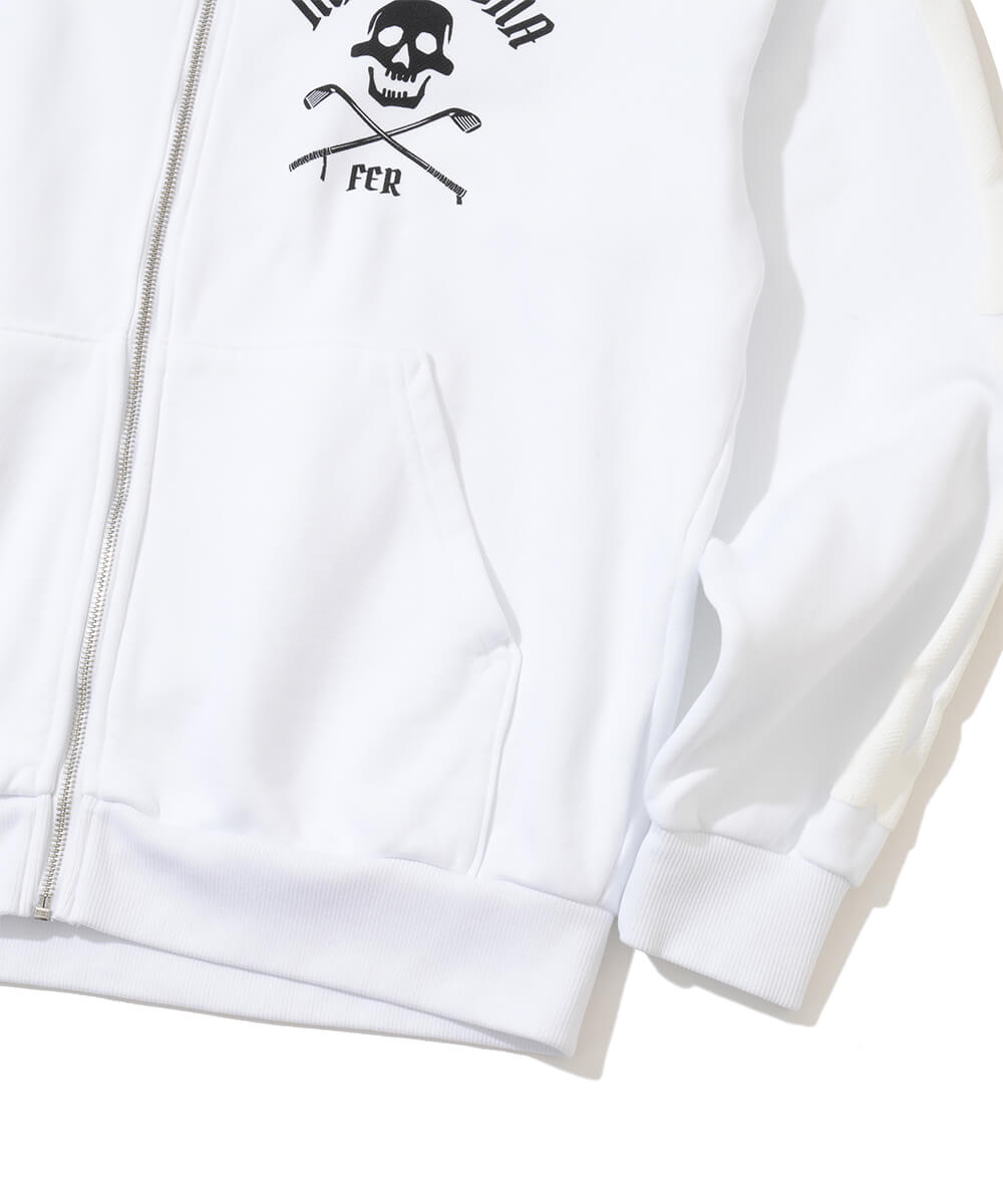 Johnson Skull Vintage Zip Hoodie