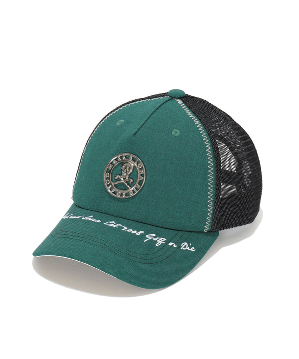 Chrome Skull Mesh Cap | MEN and WOMEN