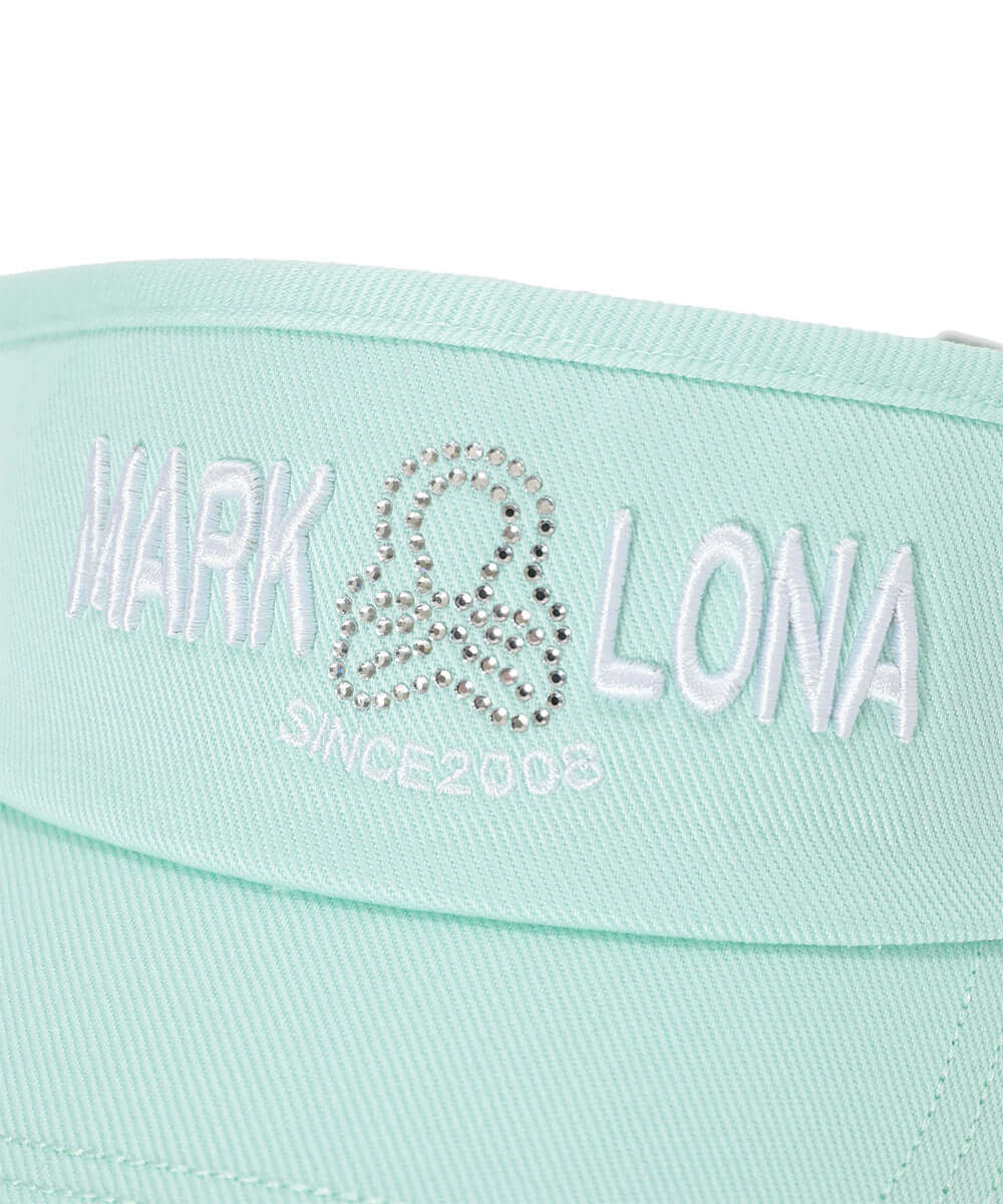 Crystal Embro 2 Tone Visor | MEN and WOMEN