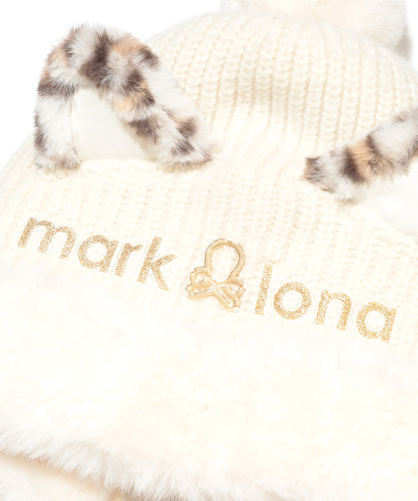 Furry Cat Leopard Beanie