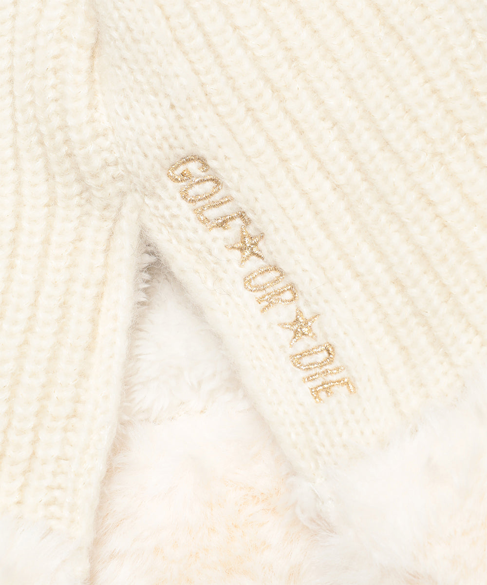 Furry Cat Leopard Beanie