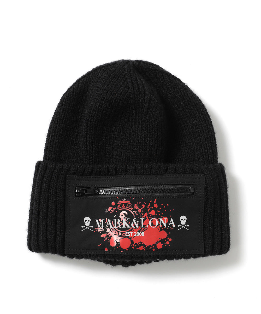Hall of Mirrors Zip Pocket Beanie