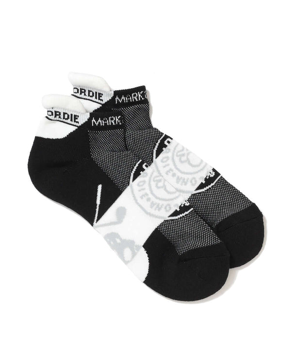 Mirror Skull Ankle Socks | MEN