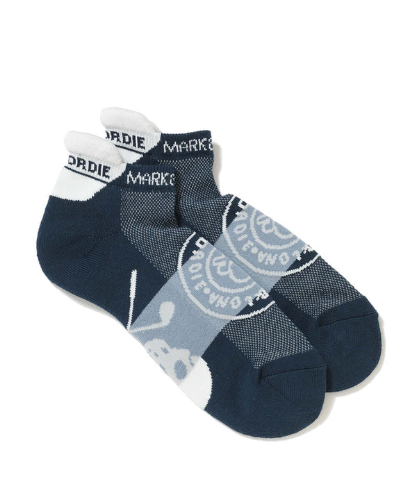 Mirror Skull Ankle Socks | MEN
