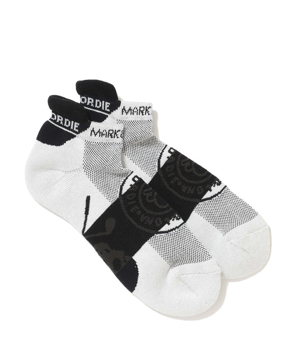 Mirror Skull Ankle Socks | MEN