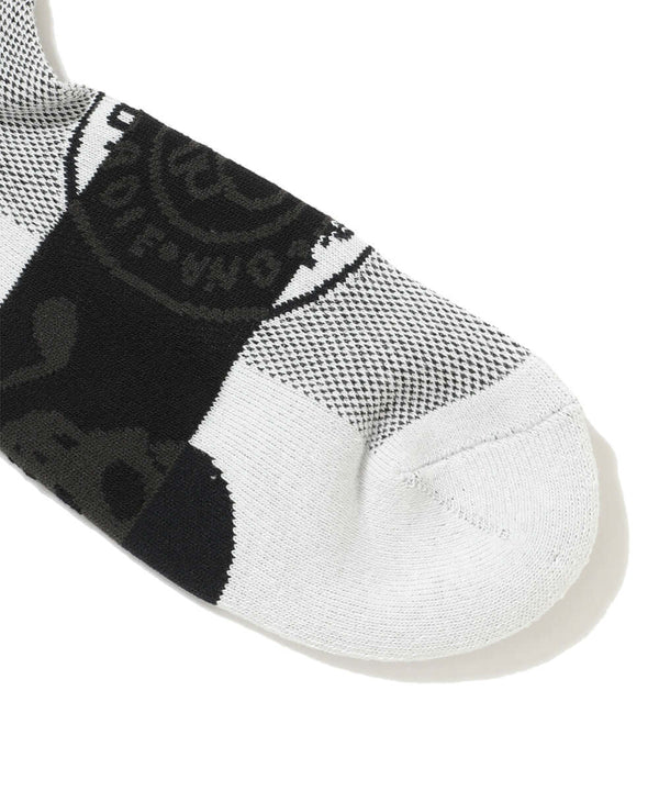 Mirror Skull Ankle Socks | MEN