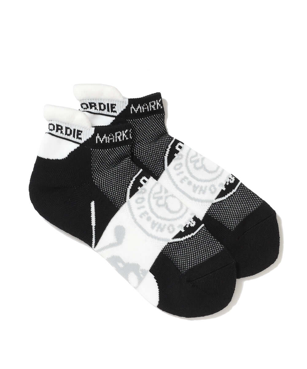Mirror Skull Ankle Socks | WOMEN