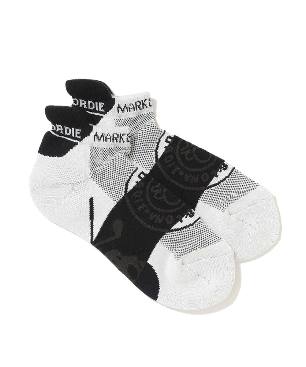 Mirror Skull Ankle Socks | WOMEN