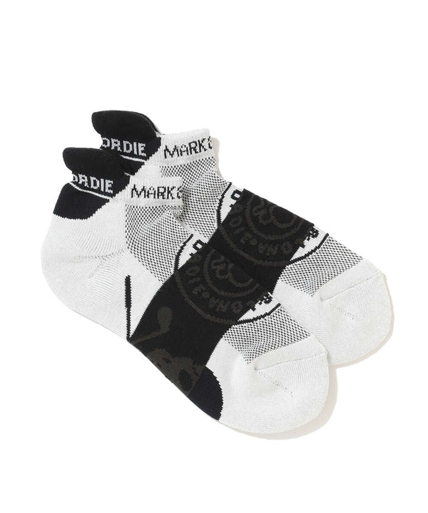 Mirror Skull Ankle Socks | WOMEN