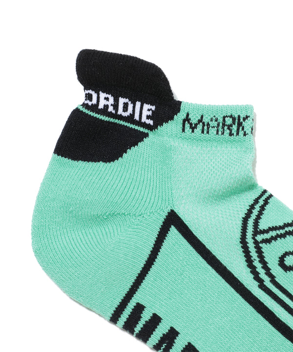 Round Skull Athletic Low Socks | WOMEN