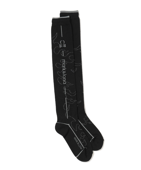 Duel Flame Over Knee Socks | WOMEN