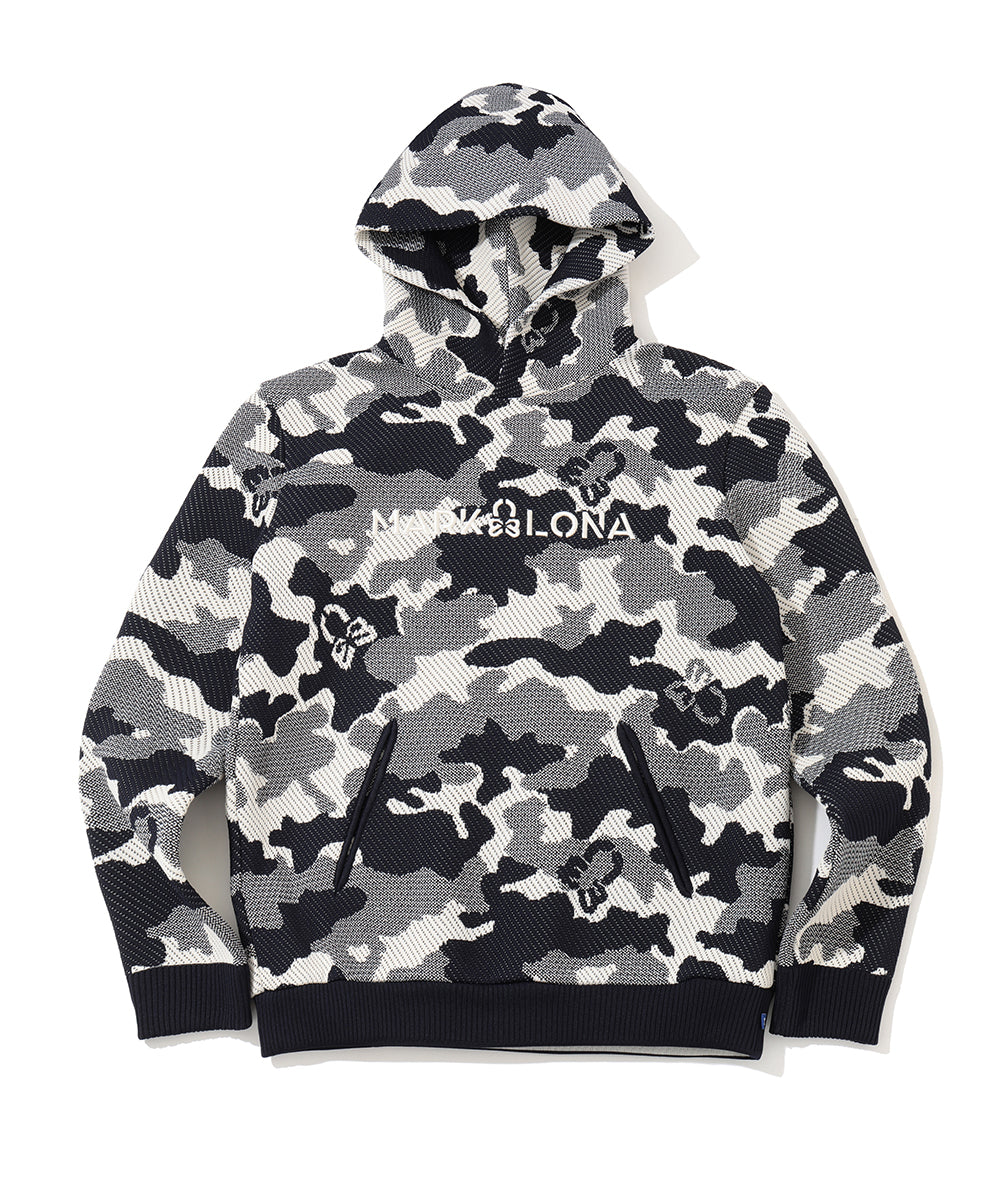 Mercury Camo Jacquard Knit Hoodie | MEN