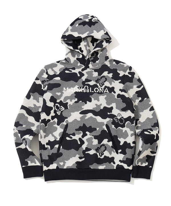 Mercury Camo Jacquard Knit Hoodie | MEN