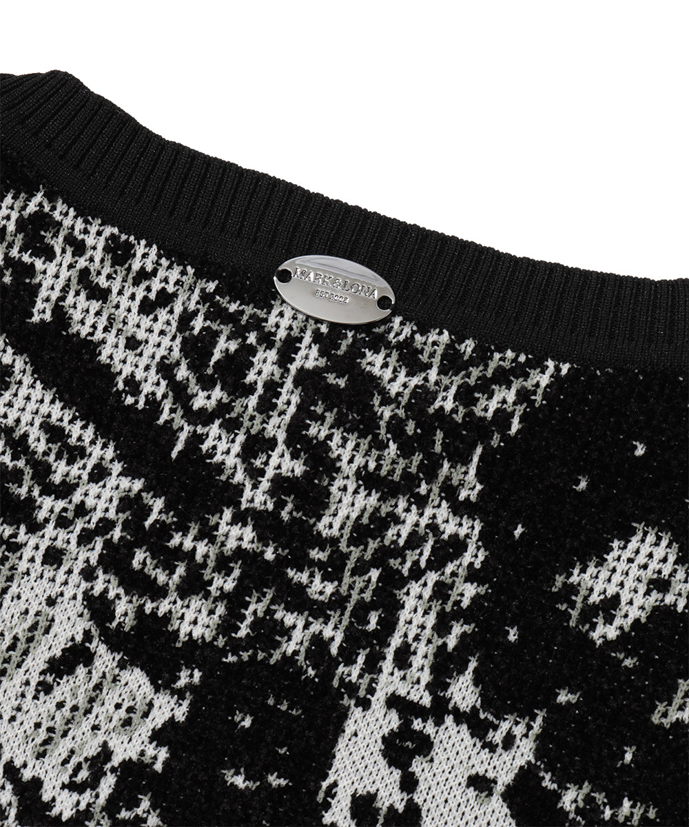 Fractur Anatomic Skull Jacquard Vest | MEN