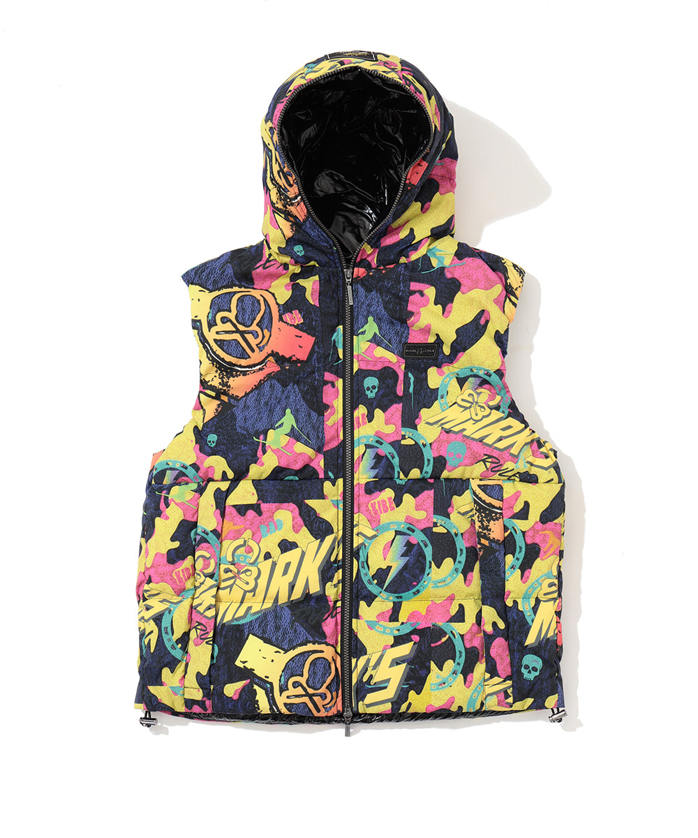 Pluri Camo Strech Down Vest | MEN