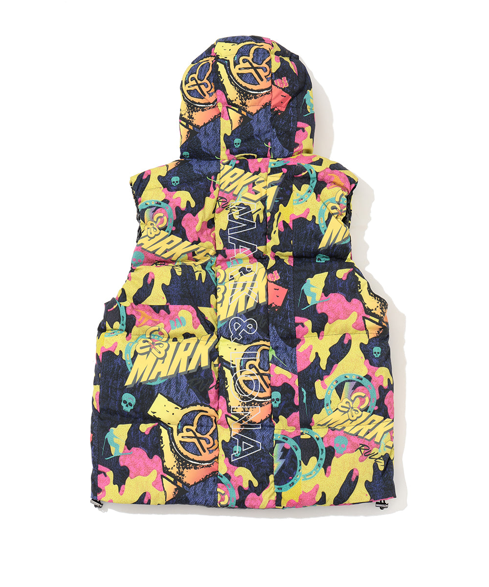 Pluri Camo Strech Down Vest | MEN