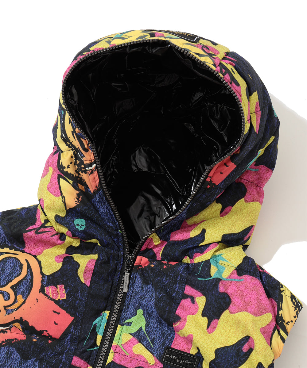 Pluri Camo Strech Down Vest | MEN