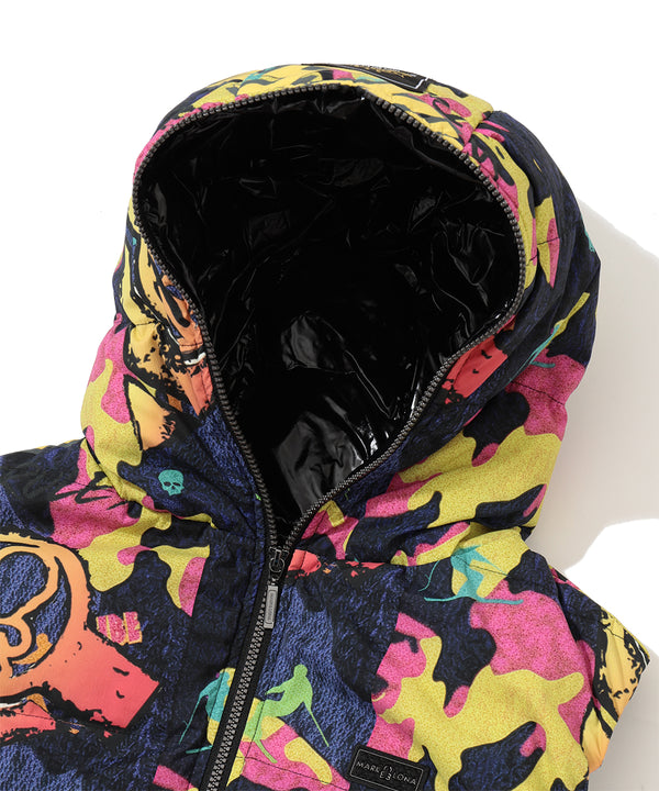 Pluri Camo Strech Down Vest | MEN