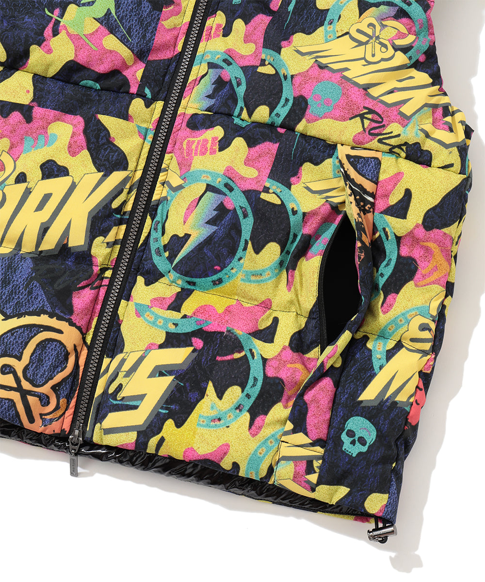 Pluri Camo Strech Down Vest | MEN
