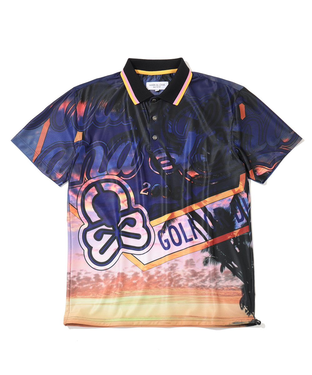 Saints Palm Cinch Mesh Polo | MEN