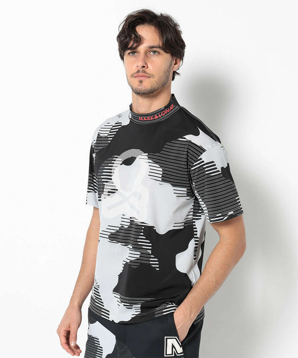 Flow Camo Mock Neck Tee | MEN