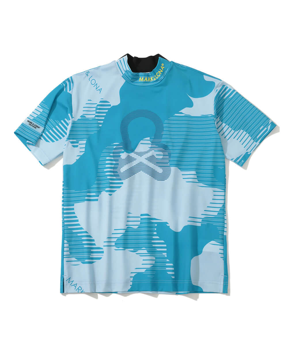 Flow Camo Mock Neck Tee | MEN