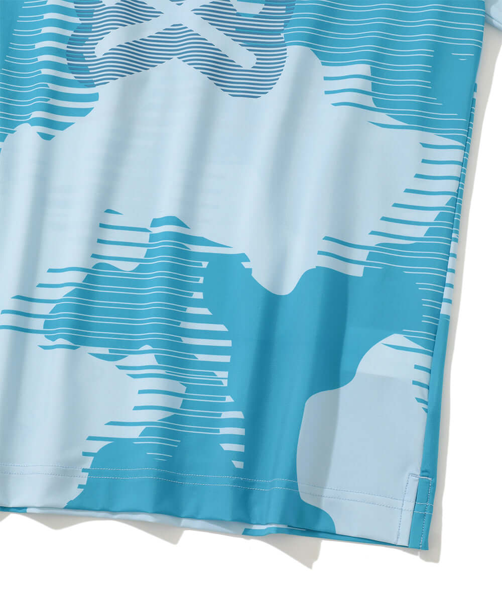 Flow Camo Mock Neck Tee | MEN