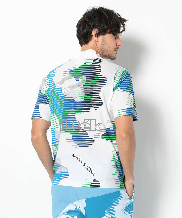 Flow Camo Mock Neck Tee | MEN