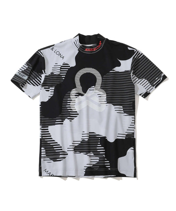Flow Camo Mock Neck Tee | MEN