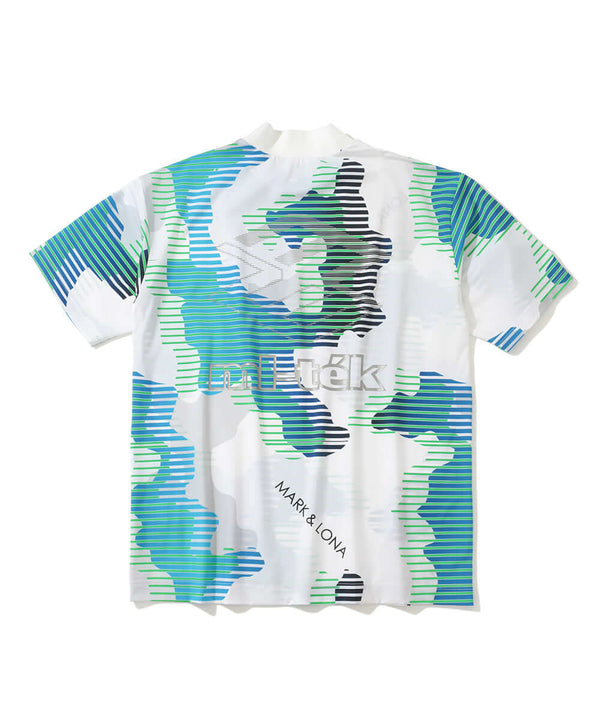 Flow Camo Mock Neck Tee | MEN
