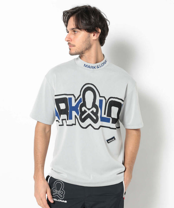 Geo Motion Mock Neck Top | MEN