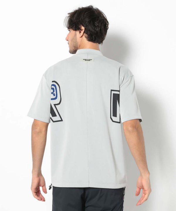 Geo Motion Mock Neck Top | MEN