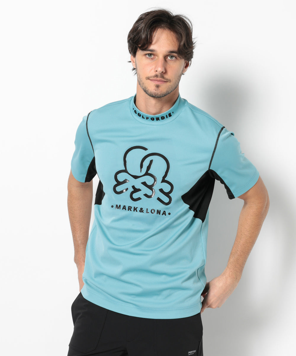 D.D Contrast Poly Blended Mock | MEN