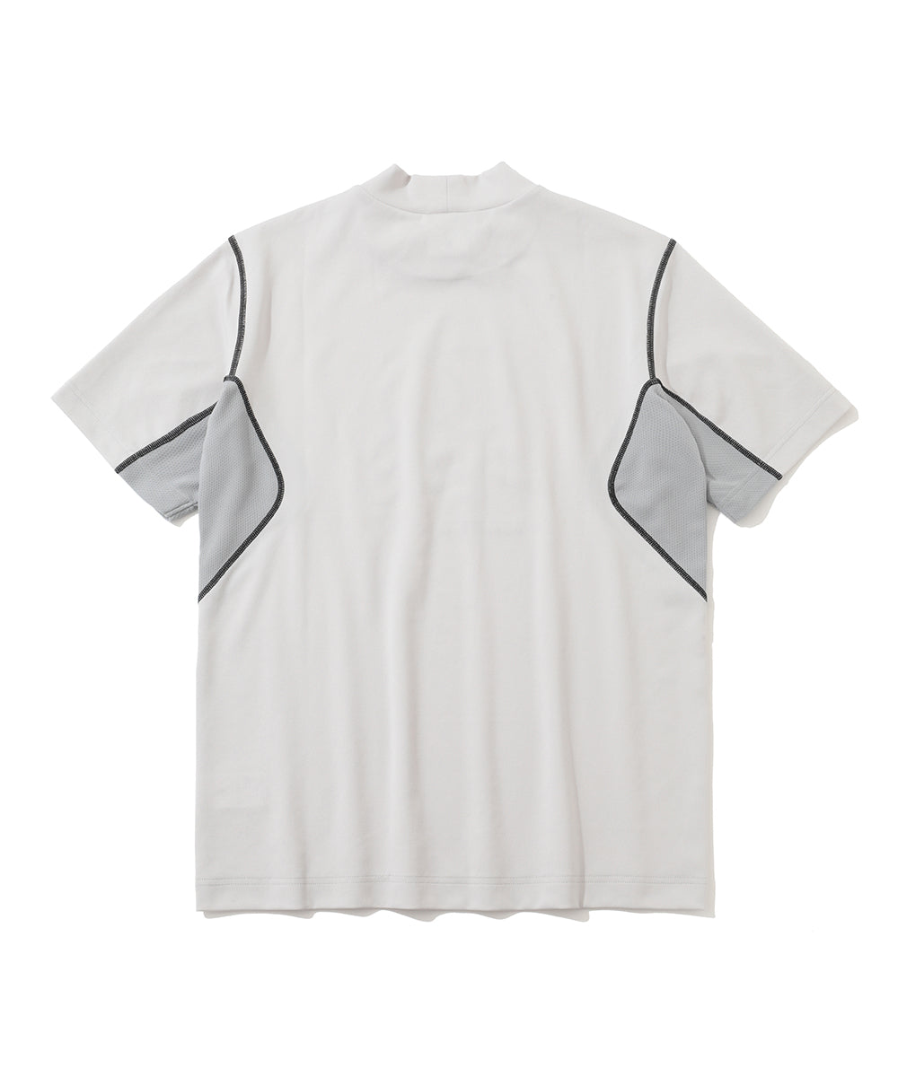 D.D Contrast Poly Blended Mock | MEN