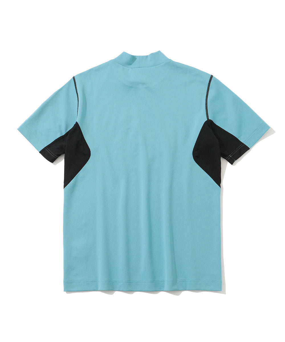 D.D Contrast Poly Blended Mock | MEN