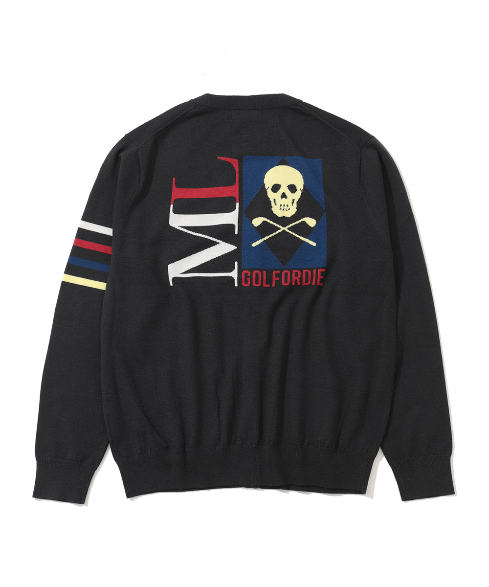 Quadro Silky Wool Cardigan | MEN