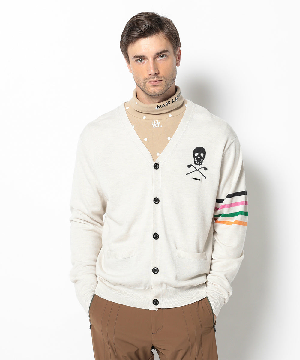 Quadro Silky Wool Cardigan | MEN