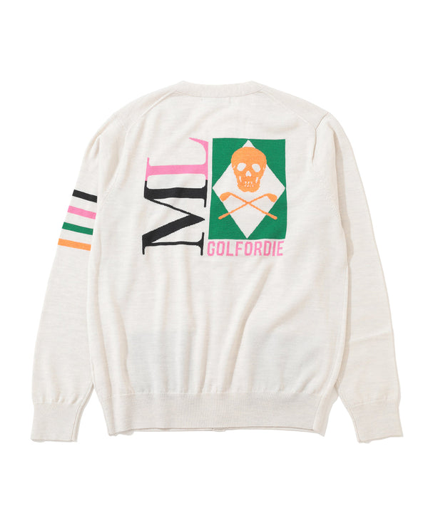 Quadro Silky Wool Cardigan | MEN