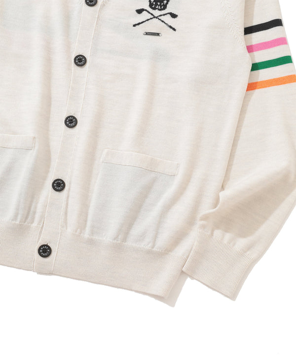 Quadro Silky Wool Cardigan | MEN