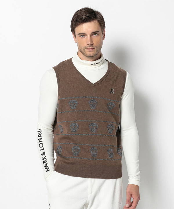 Eternal Skull Border Vest | MEN