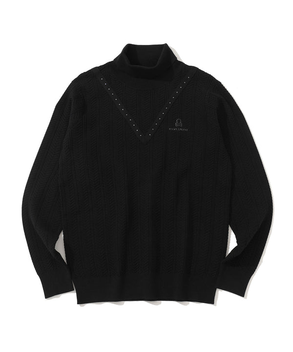 H-Bone Swarovski Layered Knit | MEN