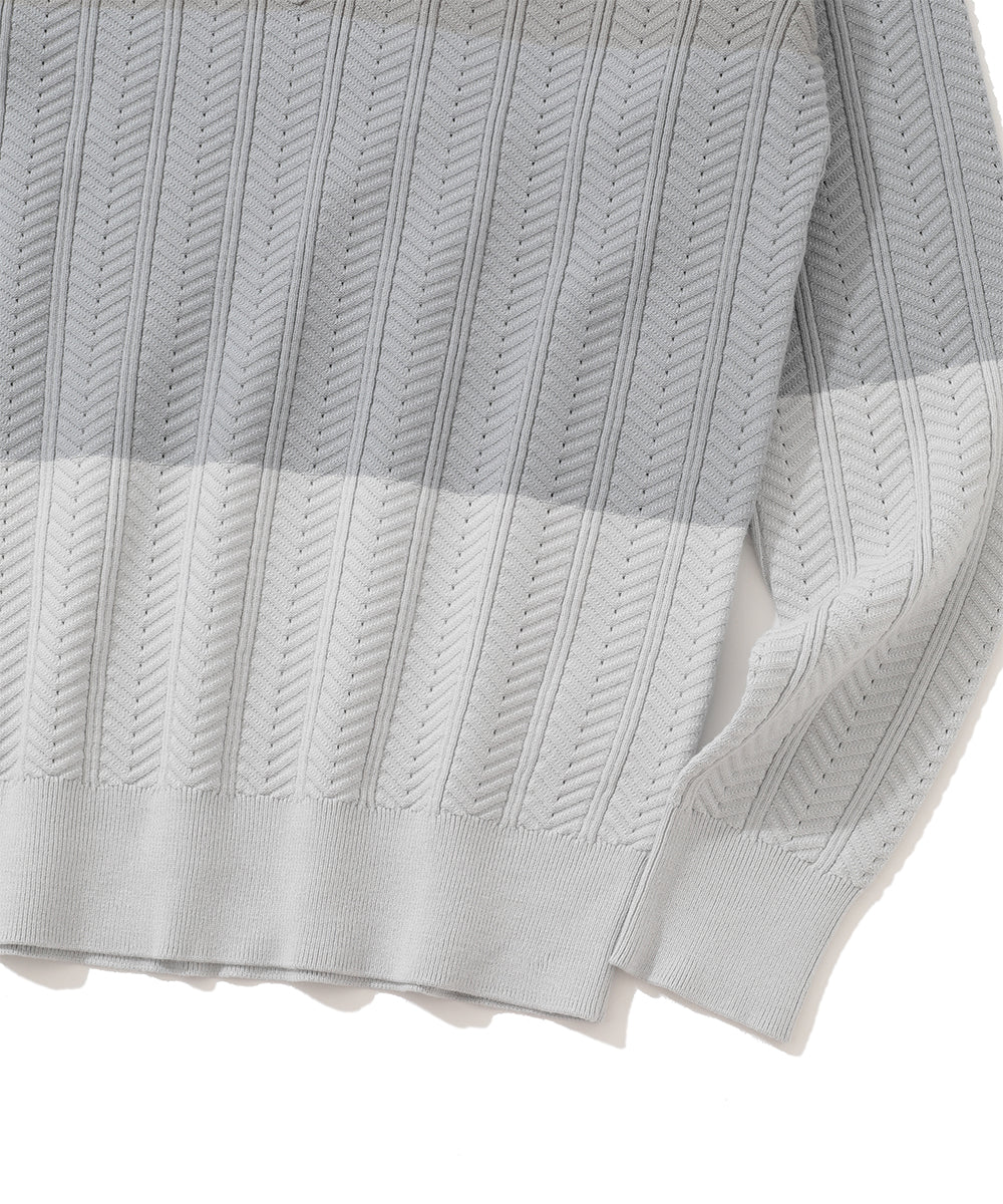 H-Bone Swarovski Layered Knit | MEN