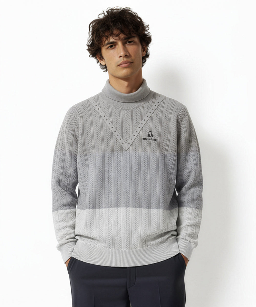 H-Bone Swarovski Layered Knit | MEN