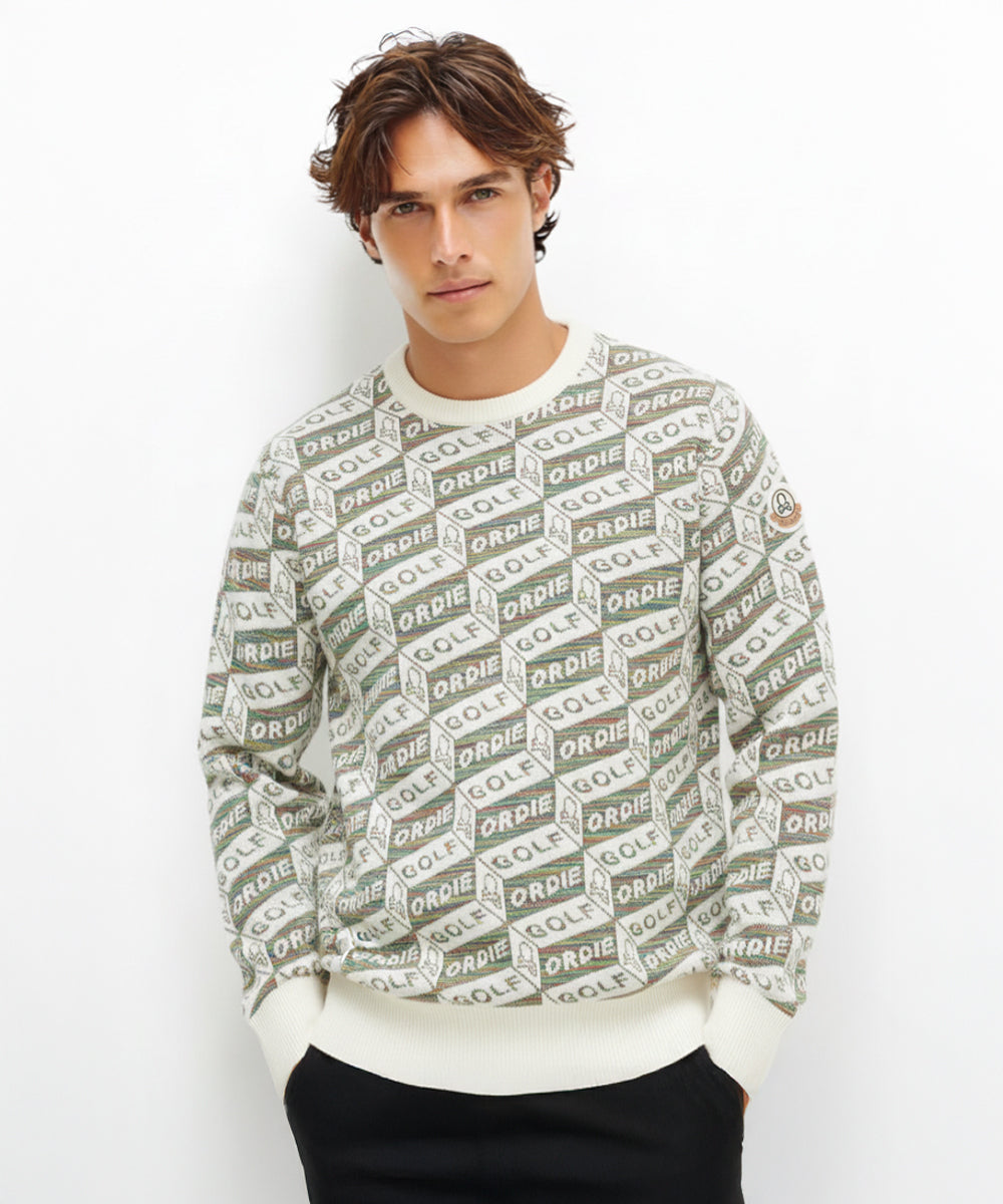 Dépêche Geometry Jacquard Knit | MEN