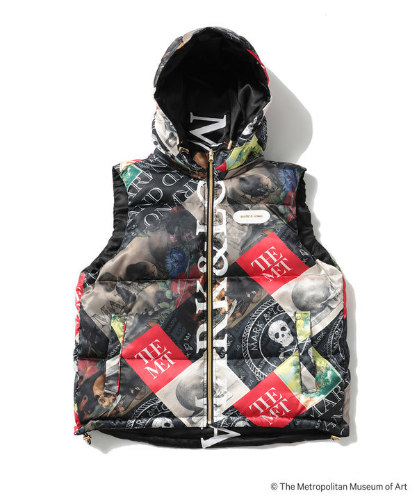 【限定店舗】The Met Reversible Art Down Vest | MEN