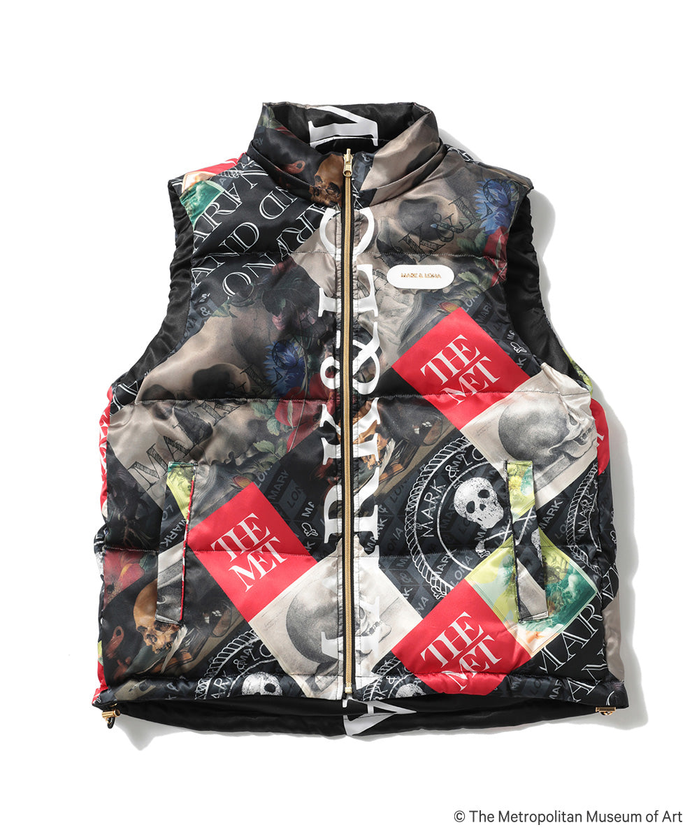 【限定店舗】The Met Reversible Art Down Vest | MEN