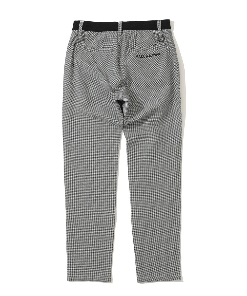 G.D Houndstooth Poly Flex Trousers | MEN