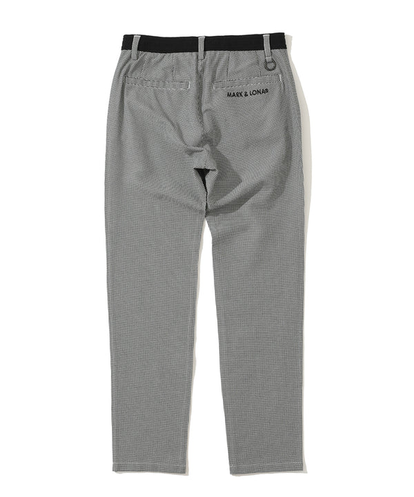 G.D Houndstooth Poly Flex Trousers | MEN